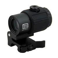 Taktisk G43 3X Magnifier Scope Sight with Switch to Side Sts Snabbt löstagbart montering för jaktgevär Airsoft 20mm Weaver och 191288d