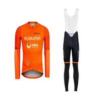 Primavera de ciclismo de verano Jersey ROPA Ciclismo Pantalones de babero 2020 Euskaltel Euskadi DBA Pro Team Gel Pad-Pick Sizexs-4XL295J