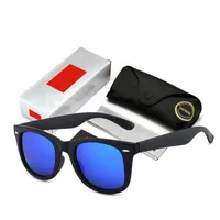 Modestrahlen Sonnenbrillen Herrenmarke Nietdesigner Wayfarer Sonnenbrillen für Frauen Verbot Glaslinsen UV400 LB2140 OCULOS DE SOL 50mm Größe