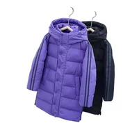Abrigo infantil Invierno Adolescentes Biños Niños Niños para algodón Alavas Alavas Alaudas espesas de chaquetas largas cálidas