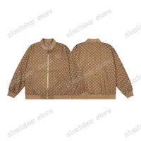 xinxinbuy Men designer Coats Jacket Jacquard fabric Double letter paris long sleeve women black yellow gray M-2XL