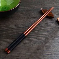 Chopsticks Suef Pure Handmade Japanese Natural Chestnut Wooden Chopsticks Set Value Gift with 2 J220916
