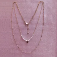 ENNIS graduata la catena a pi￹ strati imitazione collana di moda perla varie specifiche di garanzia della qualit￠