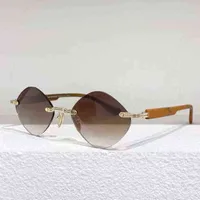 Hot Selling ChromeH Irregular Vintage Heart Frame Sunglasses Ladies occulos Gafas De Top quality with box
