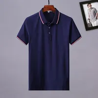 Дизайнерские мужские рубашки Polo Summer Polos Tops Вышивка Men T Roomts Fashion Shirt Unisex High Street Casual Top Size M-2xl