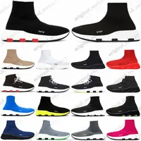 balenciaga chaussette chaussures speed trainer pour homme femme noir blanc balencaiga casual designer sneakers semelle transparente à lacets mens womens outdoor walking jogging