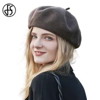 Beanieskull Caps fs French Vintage Beret Hats for Women Elegant Painter Millinery Sboy Cap Lady Autumn Winter Diameter Wool Wool Feedoras 220916