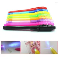 2 in 1 Luminous Light Invisible Ink Pen UV Check Money Drawing