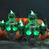Украшение вечеринки на Хэллоуин дым ужасов череп головная лампа