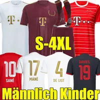 4xl Oktoberfest de Ligt Soccer Jersey 22/23 Hernandez Bayern Munich Gnabry Goretzka Coman Muller Davies Kimmich Shirt Football Men Kids Kits Kits Sock Sets 2022 2023