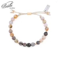 Bracelet à cordon de perles de pierre naturelle Strand Badu Bracelets vintage ajusté pour filles bijoux en gros doseurs de cadeaux