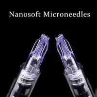 A agulhas de tatuagem Nanosoft Microneedles 34g 12mm 15mm preenchido mão três agulhas para anti -envelhecimento em torno da ferramenta de cuidados com a pele dos olhos e pescoço 220916