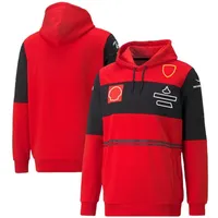 Tracksuits F1 Sweatshirt Team Red Hooded Racing Suit Custom Fan Clothing