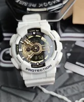 2022 INS KWALITEIT Sport Leisure Quartz Watch LED Digitale waterdichte horloge van de handen Lift Light Men's