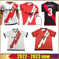 2022 23 Rayo Vallecano voetbaltruien 2021 22 Camisetas Chandal de futbol Antonin Andres Valentin Isi Bebe Men Kids Kits Volledige sets Voetbalshirts Uniform uniform