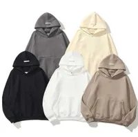 Add fluff Warm Hooded Hoodies Mens Womens Fashion Streetwear Pullover Sweatshirts Loose Hoodies Lovers Tops Clothing ESSENTIAL&#039;s hoodie