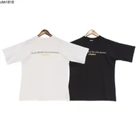T-shirt maschile versione alta di Chaopai Vetements eventi schiumogeni Baiyun Good Man stampato Maglietta da uomo e manica corta da uomo