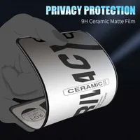 For Iphone Screen Protectors Protective Film Soft Ceramic Privacy Se2 Anti-Spy 13 11 12 Pro Max X Xs Xr 7 8 6S Plus