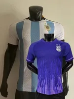 2021 2022 2023 Argentyna Gracz Wersja Soccer Jerseys Team Team TagliaFico Kun Aguero Lo Celso Dybala di Maria L.Martinez 21 22 23 Football Tight Shirt