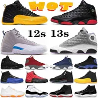 for Roller Shoes Top Quality Basketball Men Women 12s Wolf Grey Utility Grind Reverse Game Twist Indigo 13s Houndstooth Flint Black Cat Chicago