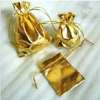 Sacchetti di stoffa oro e argento sacchetti di gioielli Candy Hi Borse per uova borse per buongube 5 7 cm 7 9 cm 9 12 cm 10 15 cm 13 18 cm 15 20 cm 20 30 cm307e