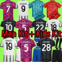 Juve Soccer Set Men Jersey Kid Kit Boys 22 23 portiere bambini Pogba di Maria Vlahovic Chiesa Milik 2022 2023 Shirt calcis