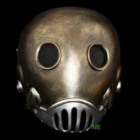 공포 The Clockwork Man Masks Halloween Hellboy Movie Masquerade Kroenen Full Face 헬멧 수지 마스크 성인 크기 코스프레 소품 T200116251d