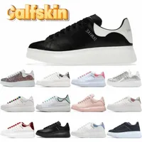 casual Shoes Chunky Women Shoe Fashion Calfskin Platform White Reflective Metallic Black Snakeskin Rainbow Glitter Shoelace Red Leather Men Sneaker 78ZY#