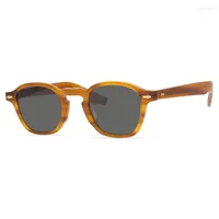 Sunglasses Belight optical Women Men UV400 Protection Oval Shape Vintage Retro Colorful Acetate with Case Oculos 9554