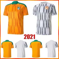 Soccer Jerseys 2021 Cote D ivoire Top Quality Ivory Coast Drogba Kessie Zaha Cornet 20 21 Home Maillot Foot Football pour hommes