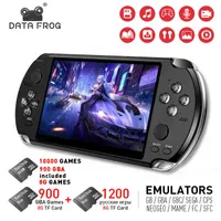 Portable Game Players Newest 5.1 inch X12 Retro Handheld Video Game Console Built-in 10000 Games For GBA/SEGA/MAME/FC 9 Emulators T220916
