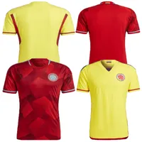 S-2xl 2022 Colombia Away Maglie da calcio Player Falcao James Home Football Shirt Cuadrado National Team Men Camiseta de futbol Maillot S-2xl uniforme
