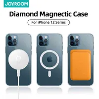 Cell Phone Cases Joyroom Clear Magnectic Phone Case For iPhone 14 13 12 Pro Max Case For Magnectic Wireless Charger Transparent Back PC Cover T220917