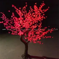 LED cherry Blossom tree lamp 1 5-2 5 meters high simulation natural trunk wedding decoration lighting festival lighting garden decorati317h