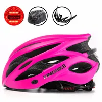 Capacetes de bicicleta rosa de ciclismo Batfox Woman MTB Capacetes de bicicleta integralmente Capacetes de capacete de luz Ciclismo