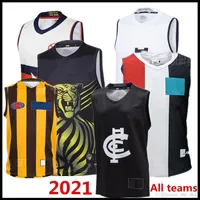 2019 2020 2021 All AFL Jersey Geelong Cats Essendon Bombers Adelaide Crows St Kilda Saints GWS Giants Guernsey Rucby Jerseys Singlet A2806