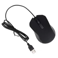 Ratinhos de games mouse de games com fio USB de óptica preta para laptop para laptop PC Mouses recarregáveis ​​para gamers gamer