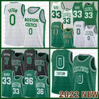Basketball masculin Jersey 7 36 Jayson Tatum Larry Bird Boston''Celtics''Men 0 33 Jaylen Brown Marcus Smart 415 11
