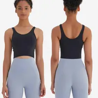 Gym Clothes Women's Werewwear Yoga Sports Bra U u Back bodybuilding All Match Cashing Push Up Allinea Tank Tops Fitness Wo2859