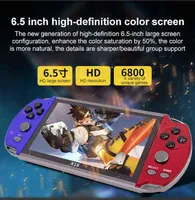 Portable Game Players 2021 Newest X16 6.5 Inch Console Handheld 8GB Retro Classic Video Player for Arcade T220916