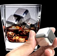 Bar Portable Beverage Cooler Wine Beer Quick Frozen Ice Stone rostfritt stål Ink Ice Cube Children Rock For Whisky