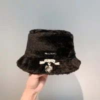 Top Big Brand Bucket Hat Новая зимняя корейская стиль