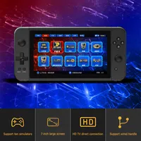 Portable Game Players 7 inch X70 Handheld Video Game Console HD Screen 10000 Classic Retro Game Portable Audio Video Player Support Two-Player Games T220916