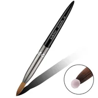 أدوات أدوات Aokitec Kolinsky Acrylic 1PCS أسود UV Gel Polish Art Extension Pen Drawing Modle 08 22