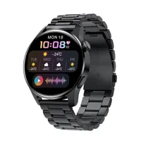 Chamada de dente azul Smart Watch Men Touch Full Sport Fitness Watches