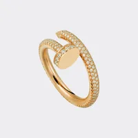 Nail Ring Designer Rings Diamond Designers Jewelry For Women&Men Accessories Titanium Steel Gold-Plated Never Fade Not Allergic Gold Silver Rose; Store 21621802