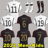 قمصان كرة القدم 2021 2022 Germanys Hummels Kroos Werner Muller Football Shirt T Gotze Sanea khedira reus German 23 23 Mens Kids Kit the Women Gofer Gofer Home Away