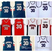Erkekler Lisesi Stephen Curry 30 Şövalyeler Jersey Davidson Wildcats Curry College Forma Spor Basketbol Üniforma Dikişli Aşk Ucuz Ve349y