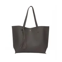 أحزمة 2021 العلامة التجارية Women Faux Leather Tote Bag Bag Elegant Tassel Handpag Paric Course Counter Pres