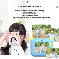 Digital Cameras Kid Instant Print Camera Thermal Printing Po Girl's Toy Child Video Boy's Birthday Gift